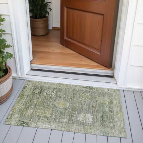Addison Chantille ACN2025 Global Machine Made Traditional Sage Rug