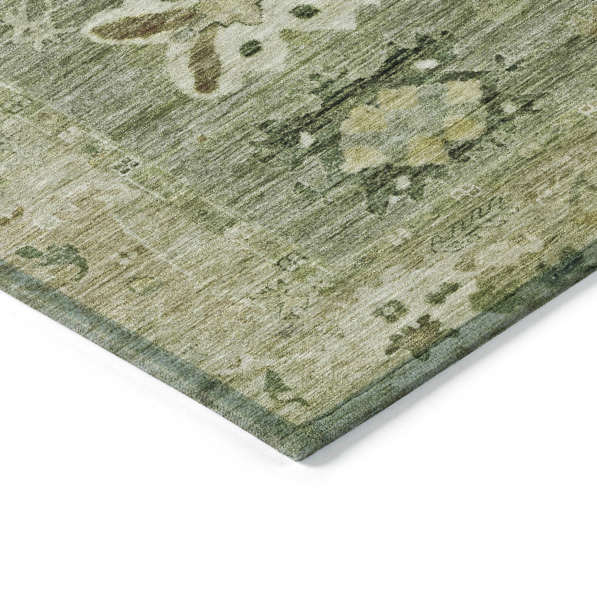 Addison Chantille ACN2025 Global Machine Made Traditional Sage Rug