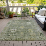 Addison Chantille ACN2025 Global Machine Made Traditional Sage Rug