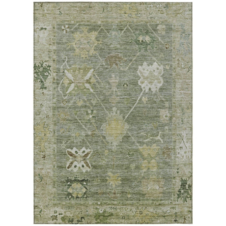 Addison Chantille ACN2025 Global Machine Made Traditional Sage Rug