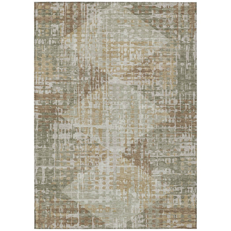 Addison Chantille ACN2026 Geometric Machine Made Transitional Aloe Rug