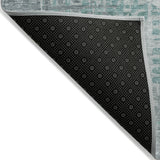 Addison Chantille ACN2026 Geometric Machine Made Transitional Teal Rug