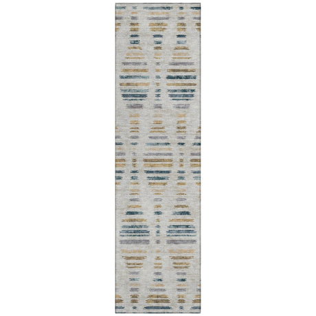 Addison Chantille ACN2027 Stripes Machine Made Transitional Linen Rug