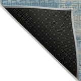 Addison Chantille ACN2029 Stripes Machine Made Transitional Teal Rug