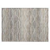 Addison Chantille ACN2030 Gradient Machine Made Transitional Beige Rug