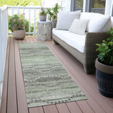Addison Chantille ACN2030 Gradient Machine Made Transitional Green Rug