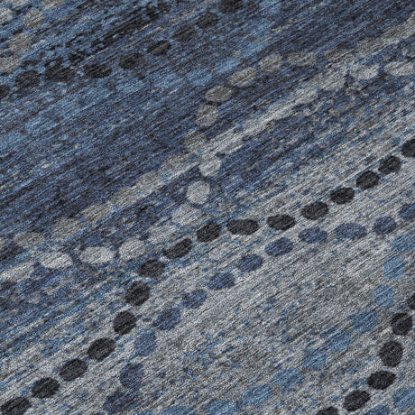Addison Chantille ACN2031 Gradient Machine Made Transitional Navy Rug