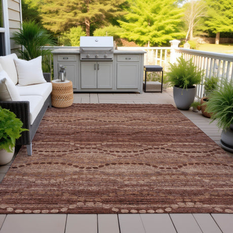 Addison Chantille ACN2031 Gradient Machine Made Transitional Paprika Rug