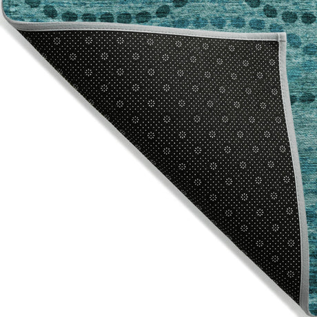 Addison Chantille ACN2031 Gradient Machine Made Transitional Turquoise Rug