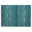Addison Chantille ACN2031 Gradient Machine Made Transitional Turquoise Rug