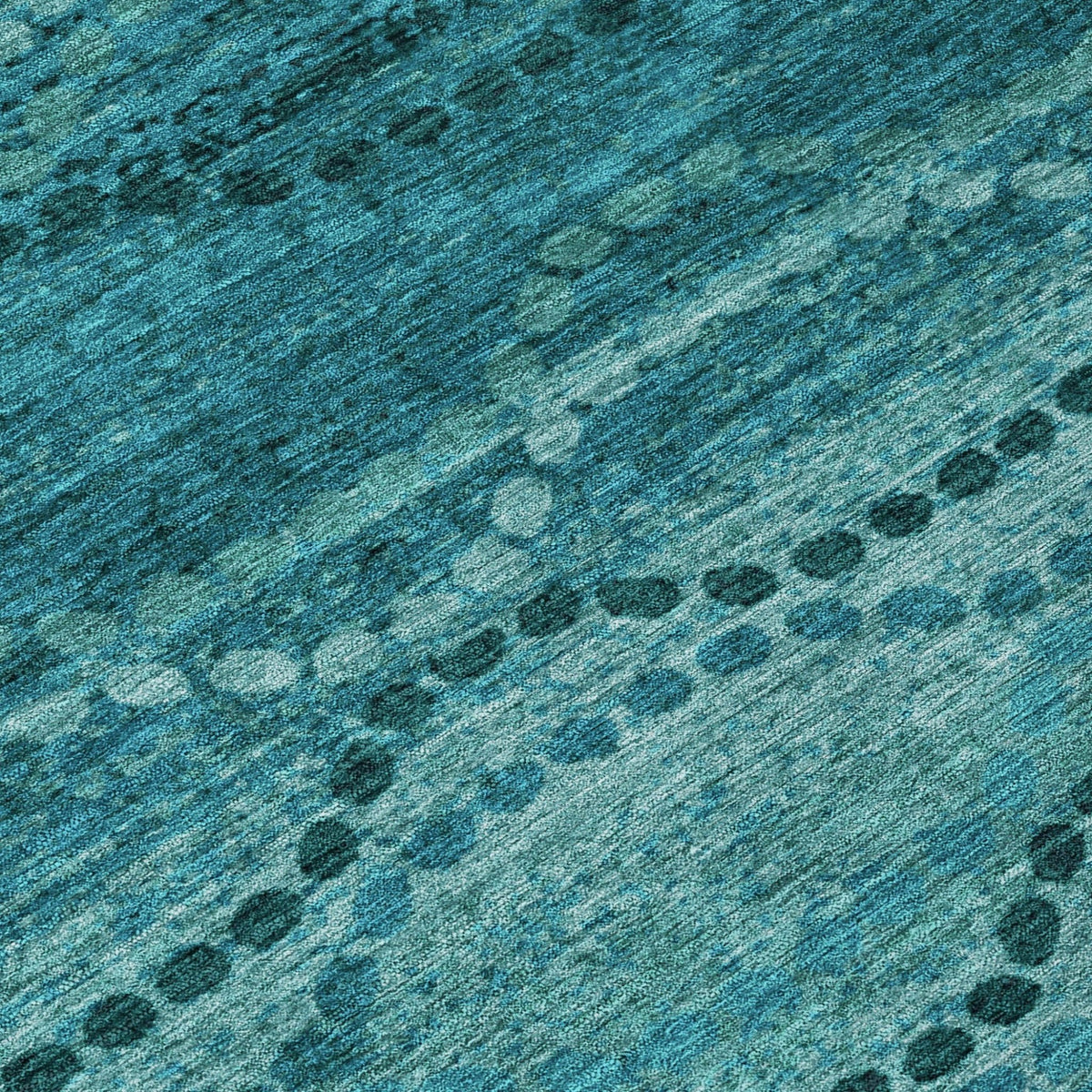 Addison Chantille ACN2031 Gradient Machine Made Transitional Turquoise Rug