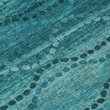 Addison Chantille ACN2031 Gradient Machine Made Transitional Turquoise Rug