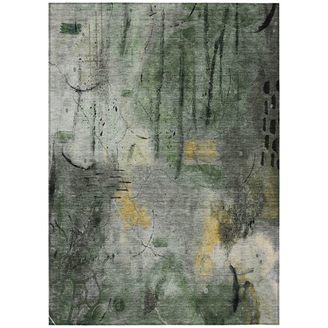 Addison Chantille ACN2032 Abstract Machine Made Transitional Pewter Rug