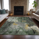 Addison Chantille ACN2032 Abstract Machine Made Transitional Pewter Rug