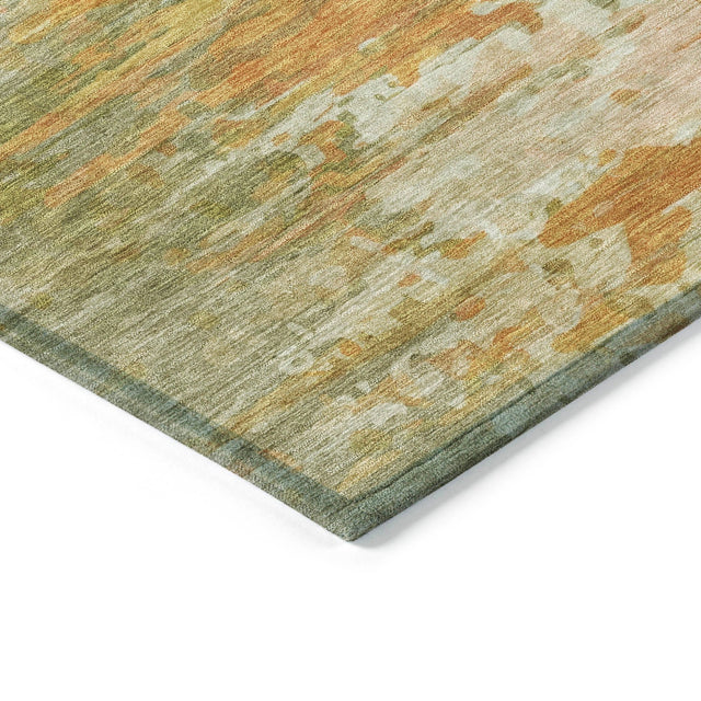 Addison Chantille ACN2034 Abstract Machine Made Transitional Aloe Rug