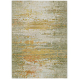 Addison Chantille ACN2034 Abstract Machine Made Transitional Aloe Rug