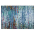 Addison Chantille ACN2035 Abstract Machine Made Transitional Blue Rug
