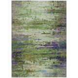 Addison Chantille ACN2035 Abstract Machine Made Transitional Green Rug
