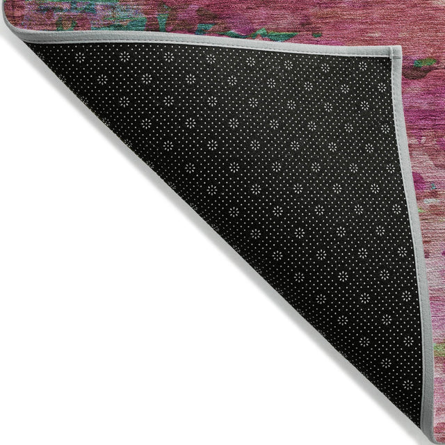 Addison Chantille ACN2035 Abstract Machine Made Transitional Pink Rug