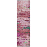 Addison Chantille ACN2035 Abstract Machine Made Transitional Pink Rug