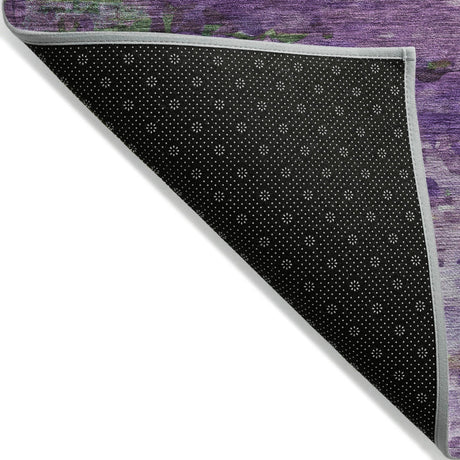 Addison Chantille ACN2035 Abstract Machine Made Transitional Purple Rug