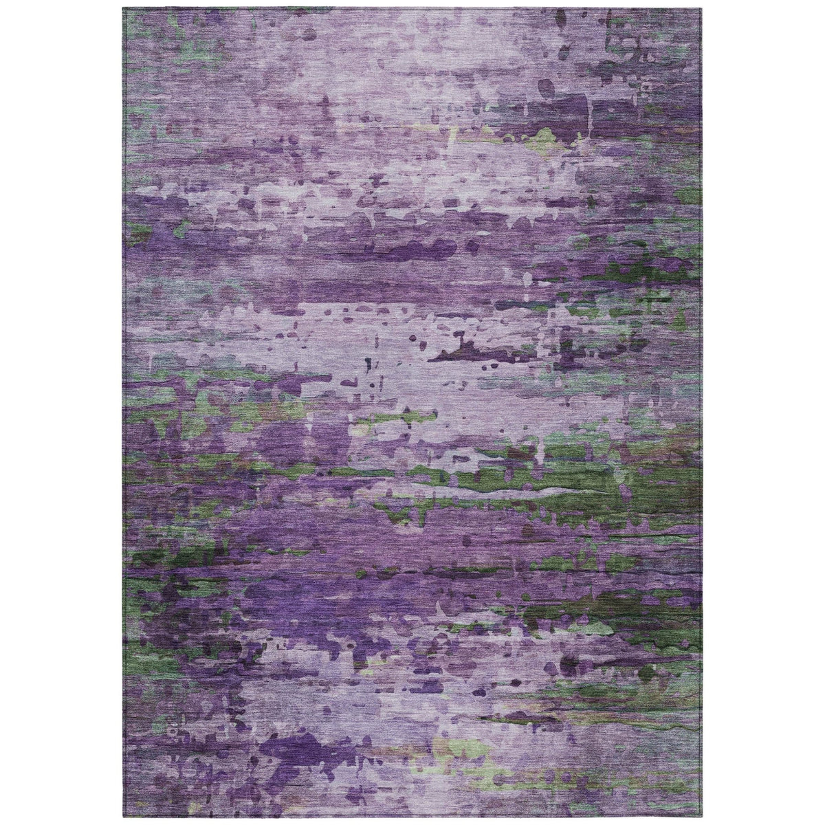 Addison Chantille ACN2035 Abstract Machine Made Transitional Purple Rug