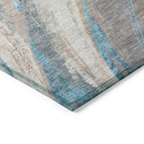 Addison Chantille ACN2036 Swirls Machine Made Transitional Brown Rug