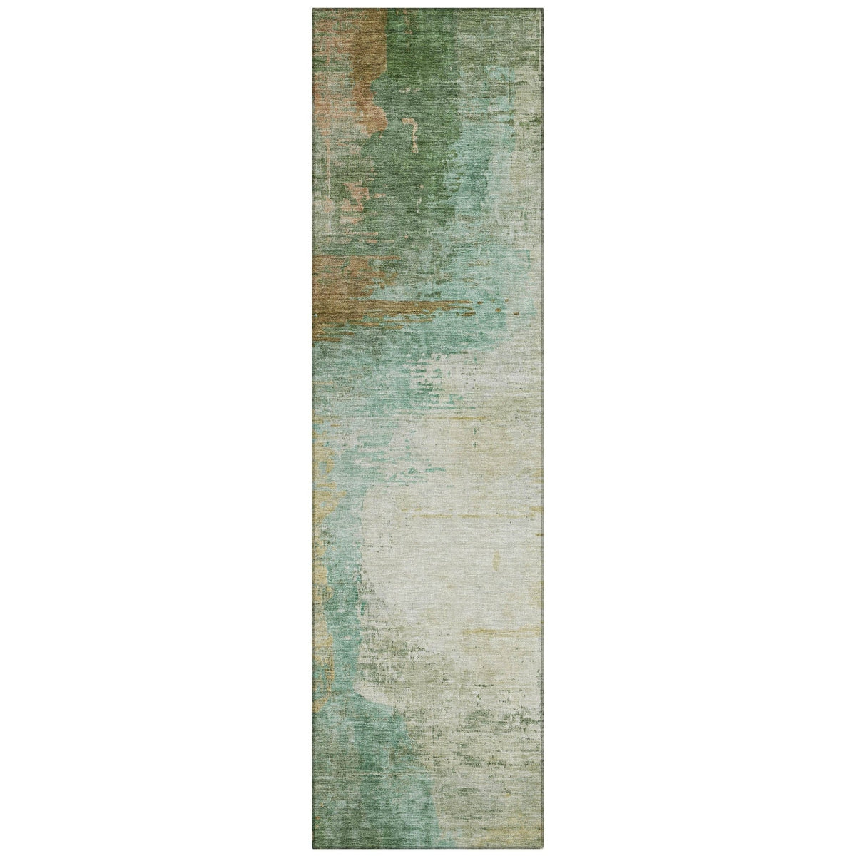 Addison Chantille ACN2041 Abstract Machine Made Transitional Aloe Rug