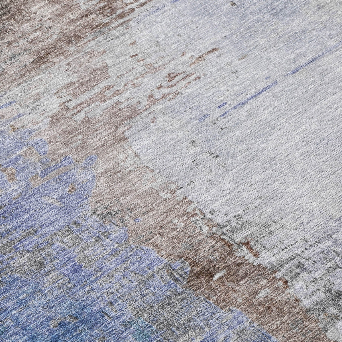 Addison Chantille ACN2041 Abstract Machine Made Transitional Brown Rug
