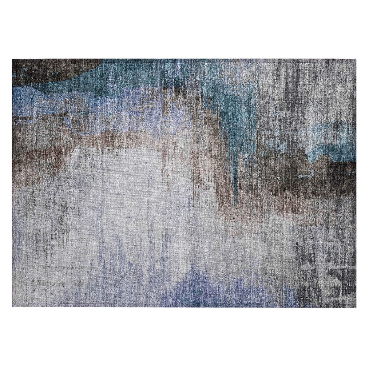 Addison Chantille ACN2041 Abstract Machine Made Transitional Brown Rug