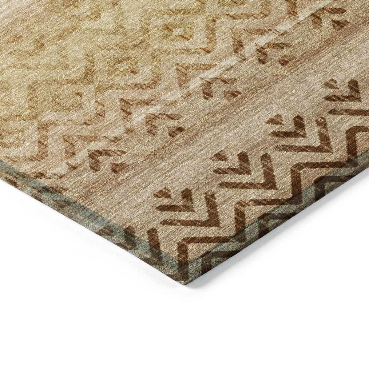 Addison Chantille ACN2042 Geometric Machine Made Transitional Beige Rug