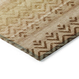 Addison Chantille ACN2042 Geometric Machine Made Transitional Beige Rug