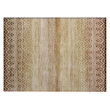 Addison Chantille ACN2042 Geometric Machine Made Transitional Beige Rug