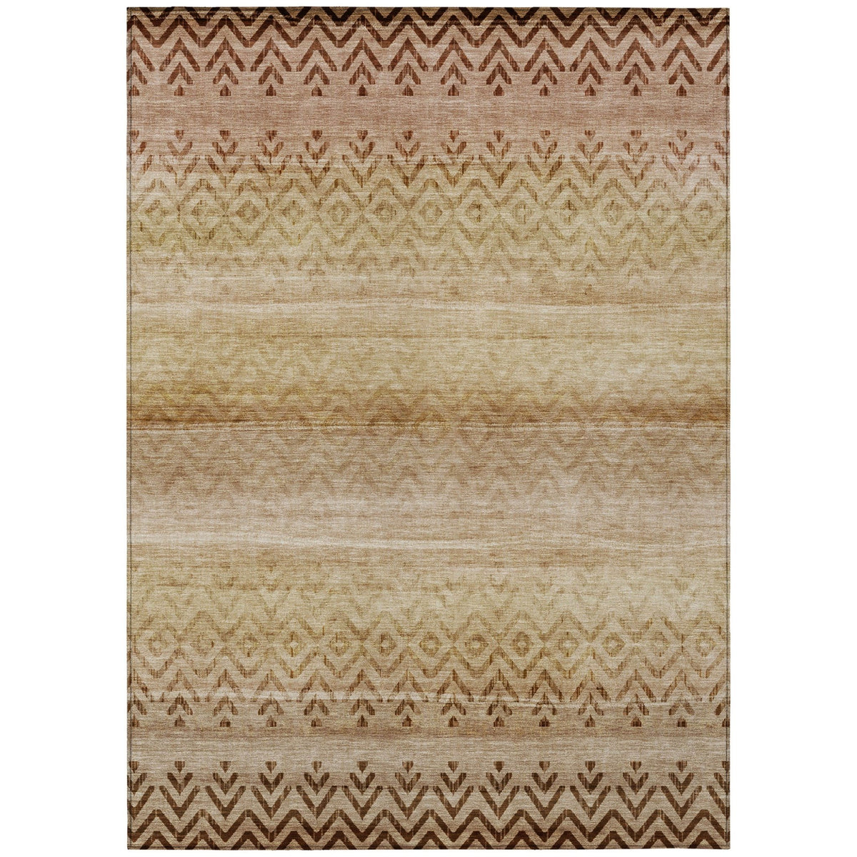 Addison Chantille ACN2042 Geometric Machine Made Transitional Beige Rug