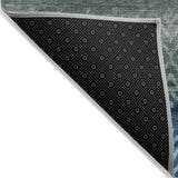 Addison Chantille ACN2042 Geometric Machine Made Transitional Blue Rug