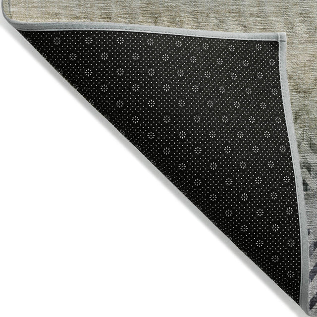 Addison Chantille ACN2042 Geometric Machine Made Transitional Gray Rug