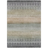 Addison Chantille ACN2042 Geometric Machine Made Transitional Gray Rug