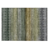 Addison Chantille ACN2042 Geometric Machine Made Transitional Green Rug