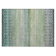 Addison Chantille ACN2042 Geometric Machine Made Transitional Teal Rug