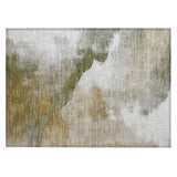 Addison Chantille ACN2043 Abstract Machine Made Transitional Green Rug