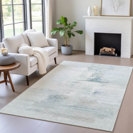 Addison Chantille ACN2044 Abstract Machine Made Transitional Sky Rug
