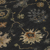 Addison Chantille ACN2045 Global Machine Made Traditional Black Rug