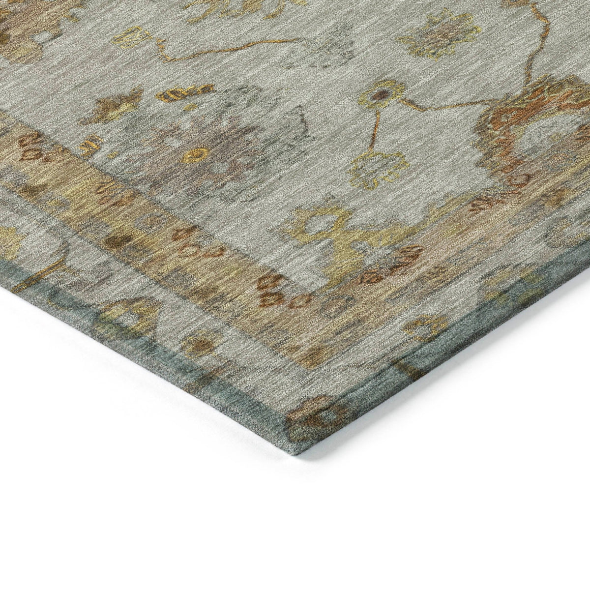 Addison Chantille ACN2045 Global Machine Made Traditional Taupe Rug