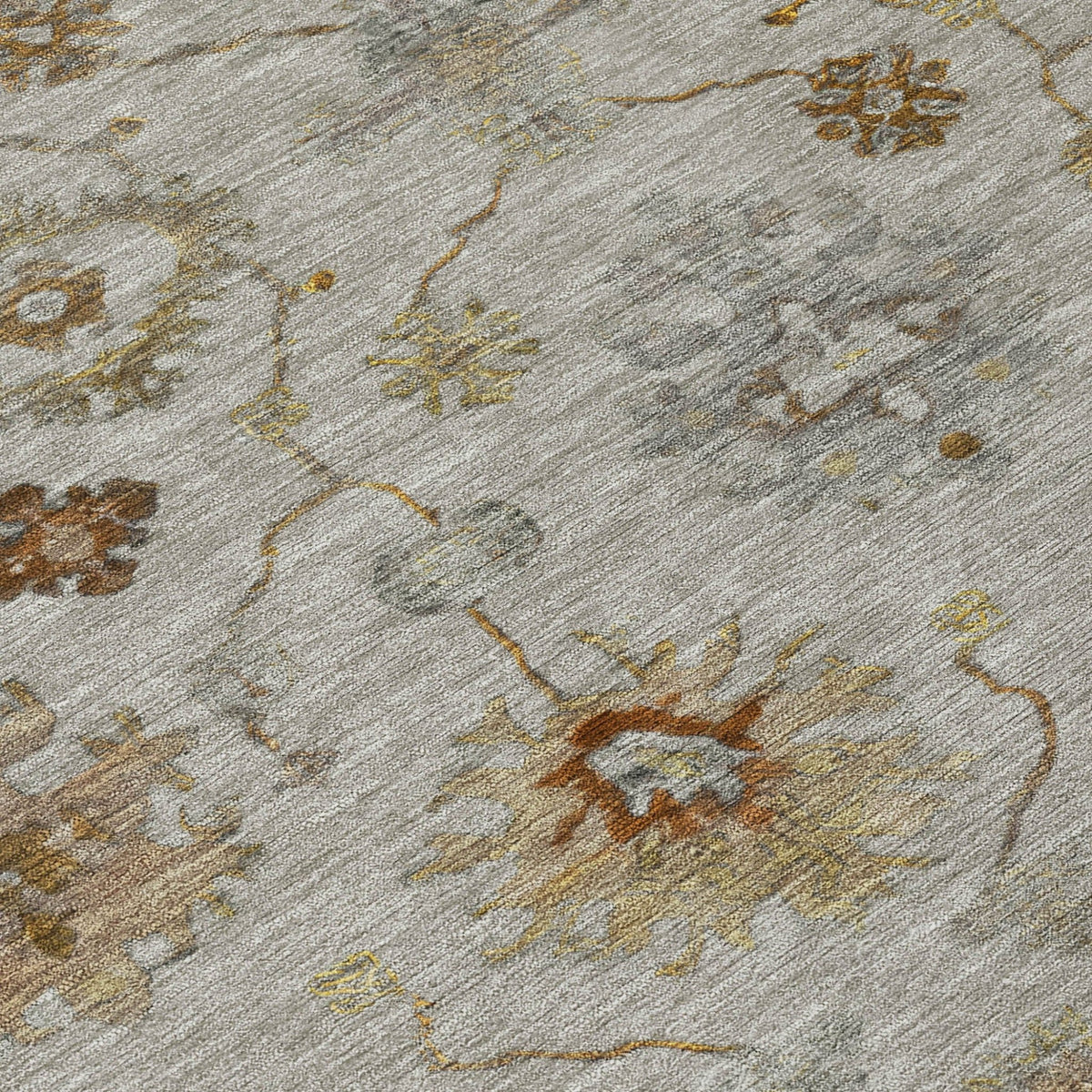Addison Chantille ACN2045 Global Machine Made Traditional Taupe Rug