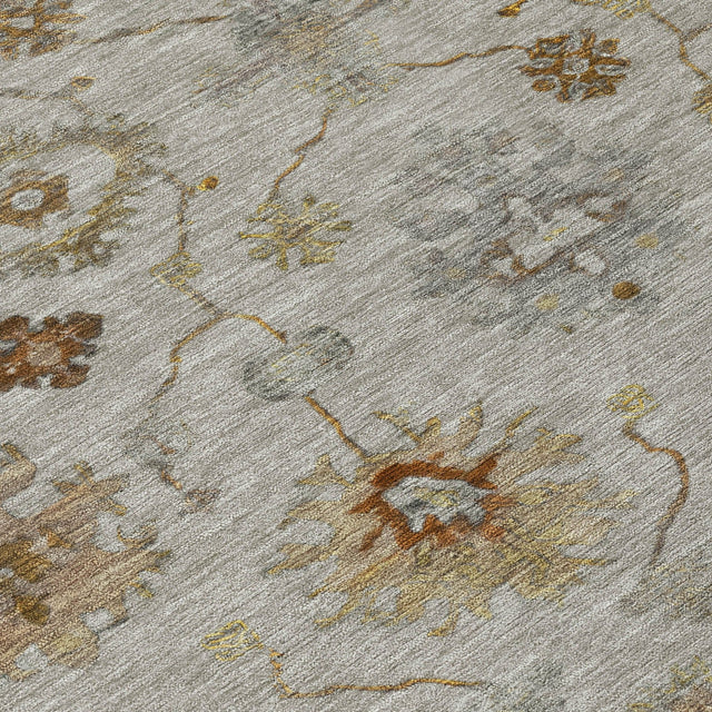 Addison Chantille ACN2045 Global Machine Made Traditional Taupe Rug