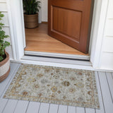 Addison Chantille ACN2045 Global Machine Made Traditional Taupe Rug