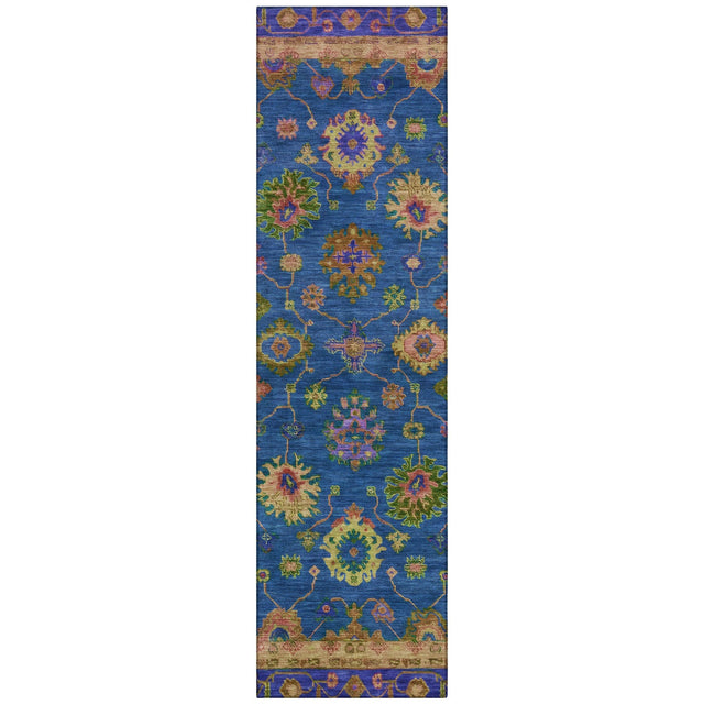 Addison Chantille ACN2046 Global Machine Made Traditional Blue Rug