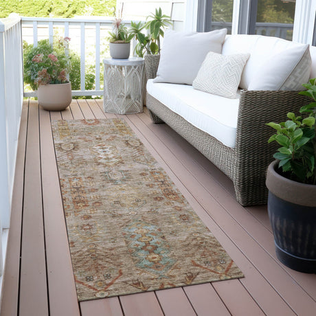 Addison Chantille ACN2047 Global Machine Made Traditional Beige Rug