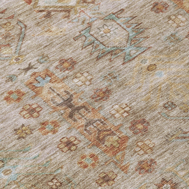 Addison Chantille ACN2047 Global Machine Made Traditional Beige Rug