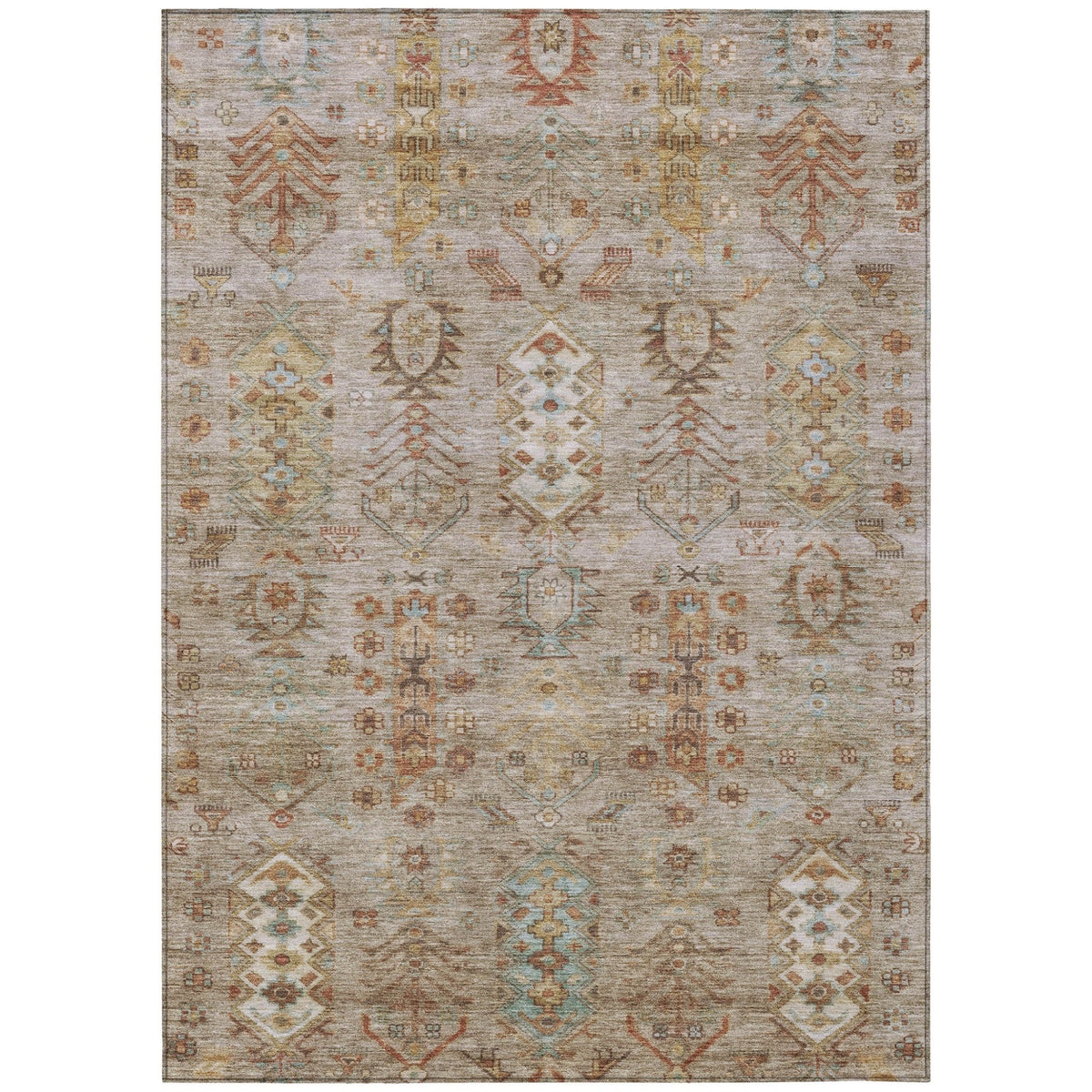 Addison Chantille ACN2047 Global Machine Made Traditional Beige Rug